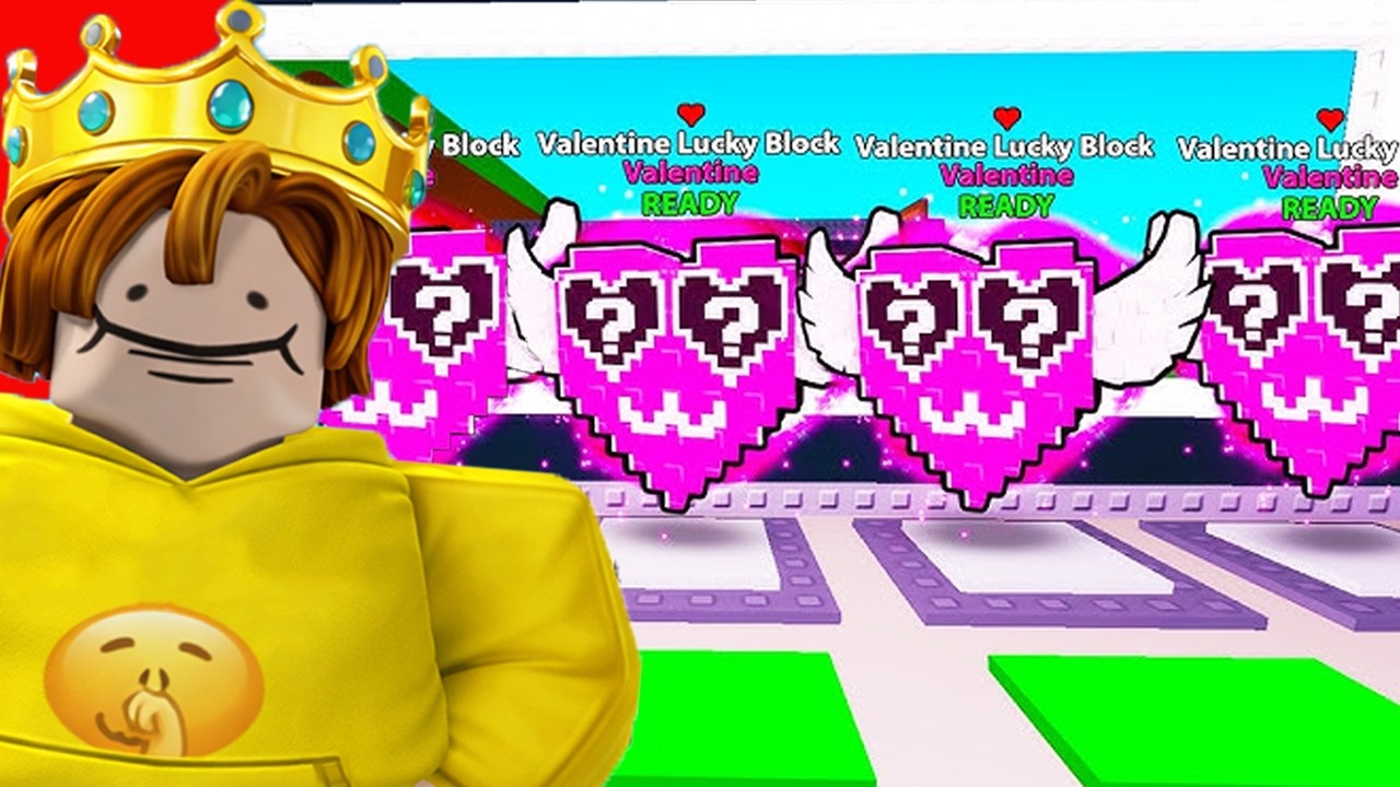 فتحت بيت كامل من لاكي بلوك الحب  Stealz A Brainrot