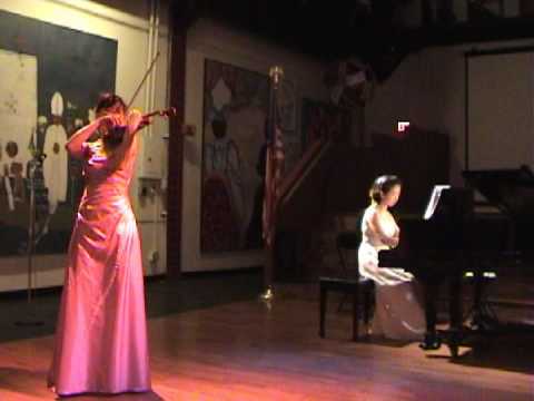 Dvorak - Songs My Mother taught Me Bin Huang violin Hyun Sun Kim piano