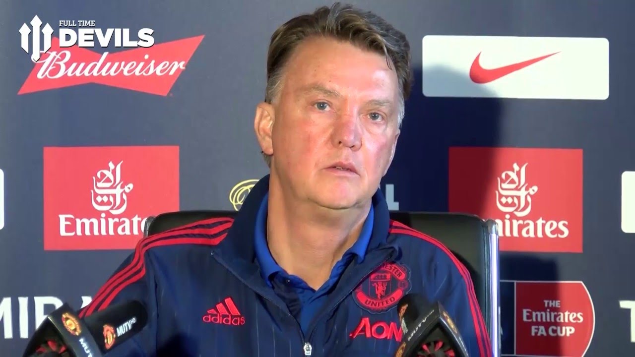 Louis van Gaal Pre Match Presser | FA Cup Final | Crystal Palace vs