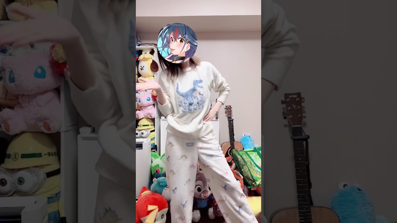 二日酔いゲーマーVtuberが「テキトーリョク/葛葉」踊ってみた #テキトーダンス #まんじちゃん #shorts