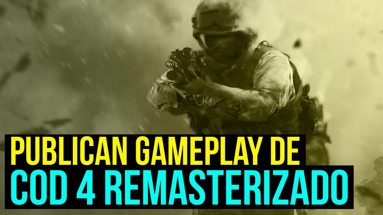 Gameplay de COD 4 Remasterizado - YouTube