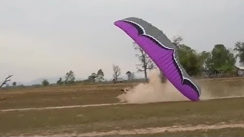 Paramotor crash take off