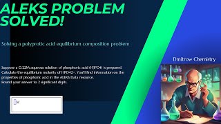 Solving a polyprotic acid equilibrium composition problem