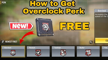 How to Unlock OverClock Perk in COD Mobile | Get  Free Over Clock Perk Call of Duty Mobile