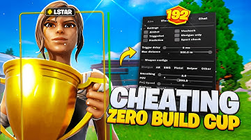 I Used The BEST Fortnite CHEAT In The ZERO BUILD CUP 🏆 Crazy Results!!