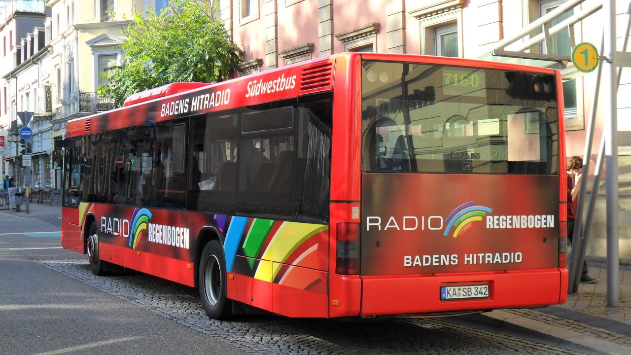 [Sound] Bus MAN NÜ 313 | KA-SB 342 | Regionalbusverkehr Südwest GmbH, Karlsruhe