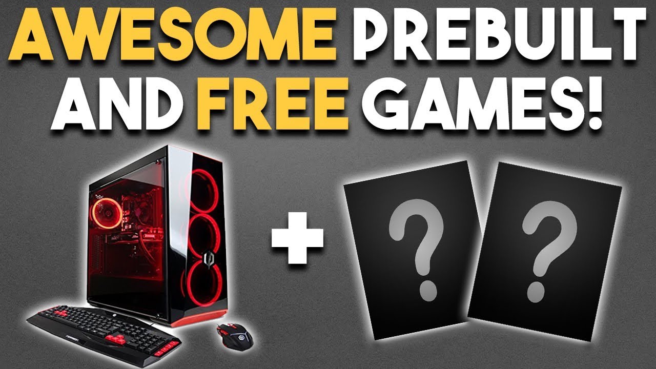AWESOME Black Friday PREBUILT Gaming PC and FREE GAMES YouTube