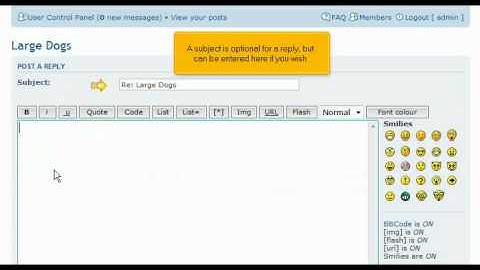 How to reply an existing topic in phpBB