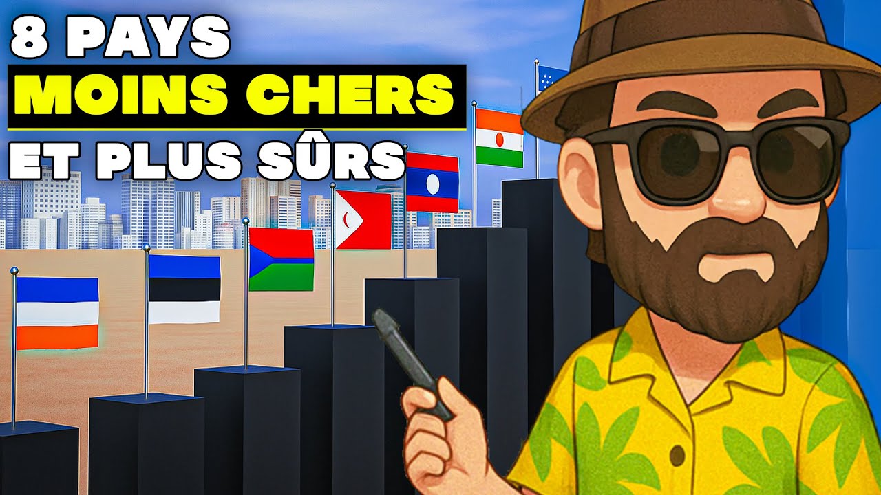 Top 8 pays les moins chers et les plus sûrs pour s'expatrier - YouTube
