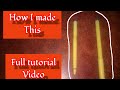 How I made this dangerous throwing weapon?   full video