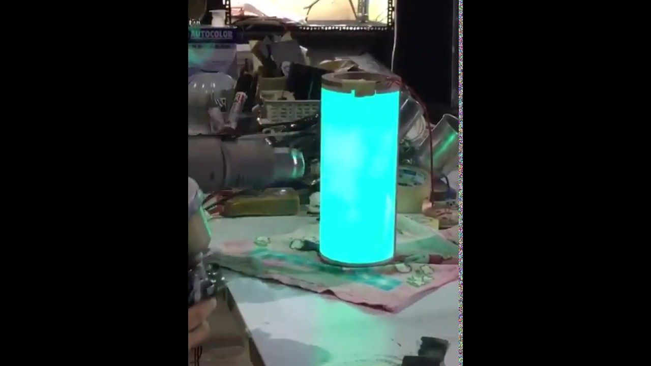 2nd generation light emitting coating LEC or EL paint