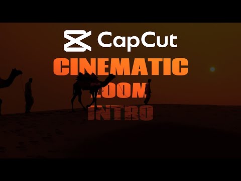 CapCut  Tutorial  Cinematic Zoom TEXT Intro