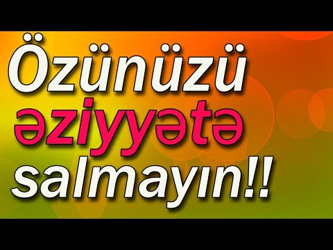 Video: Özünüzü kəsmədən yayındırmağın 4 yolu