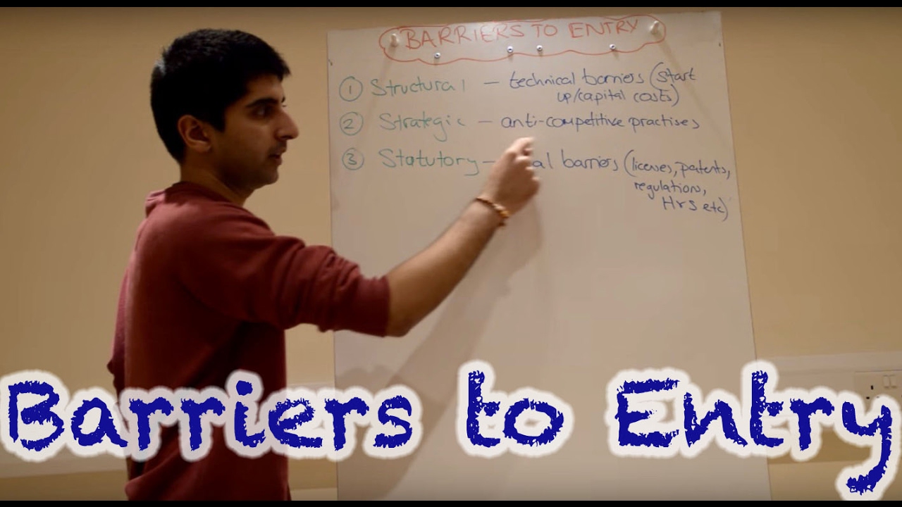 barrier to entry คือ  Update New  Y2/IB 11) Barriers to Entry and Exit (Sources of Monopoly Power)