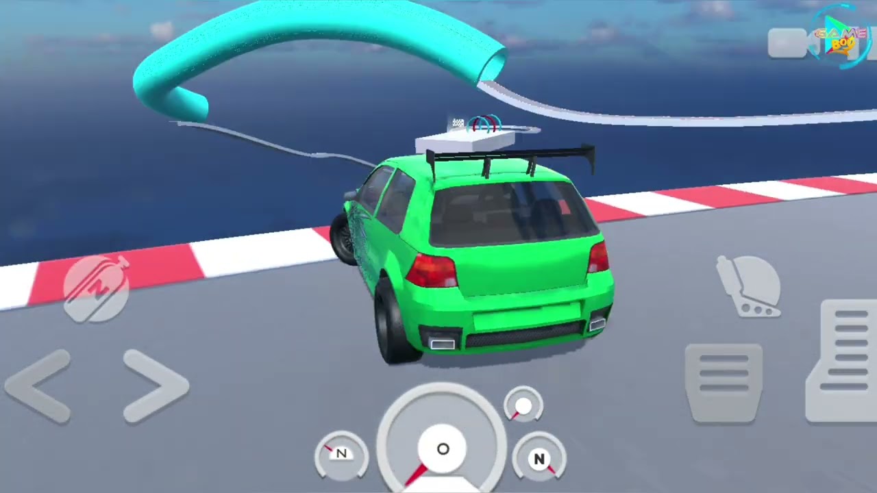 new mega ramp car stunts 