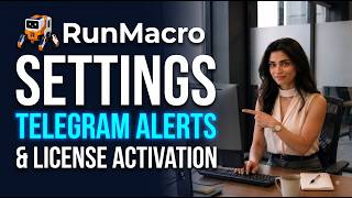 RunMacro Tutorial: Settings, Telegram Alerts, Hotkeys & License Activation