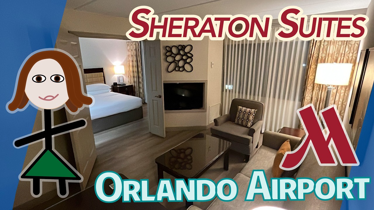 Pre-Cruise Hotel tour: Orlando Airport Sheraton Suites (a Marriott Bonvoy hotel)