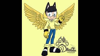 Timothy in sonic Picrew 💛💙