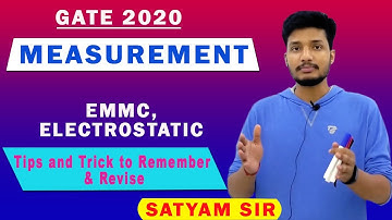 Lec 04 EMMC & ELECTROSTATIC INSTRUMENT | MEASUREMENT GATE 2020
