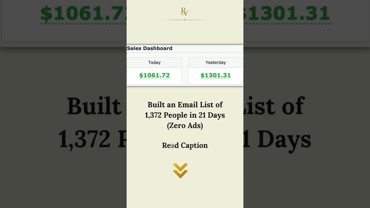 Built an Email List of 1,372 People in 21 Days (Zero Ads)