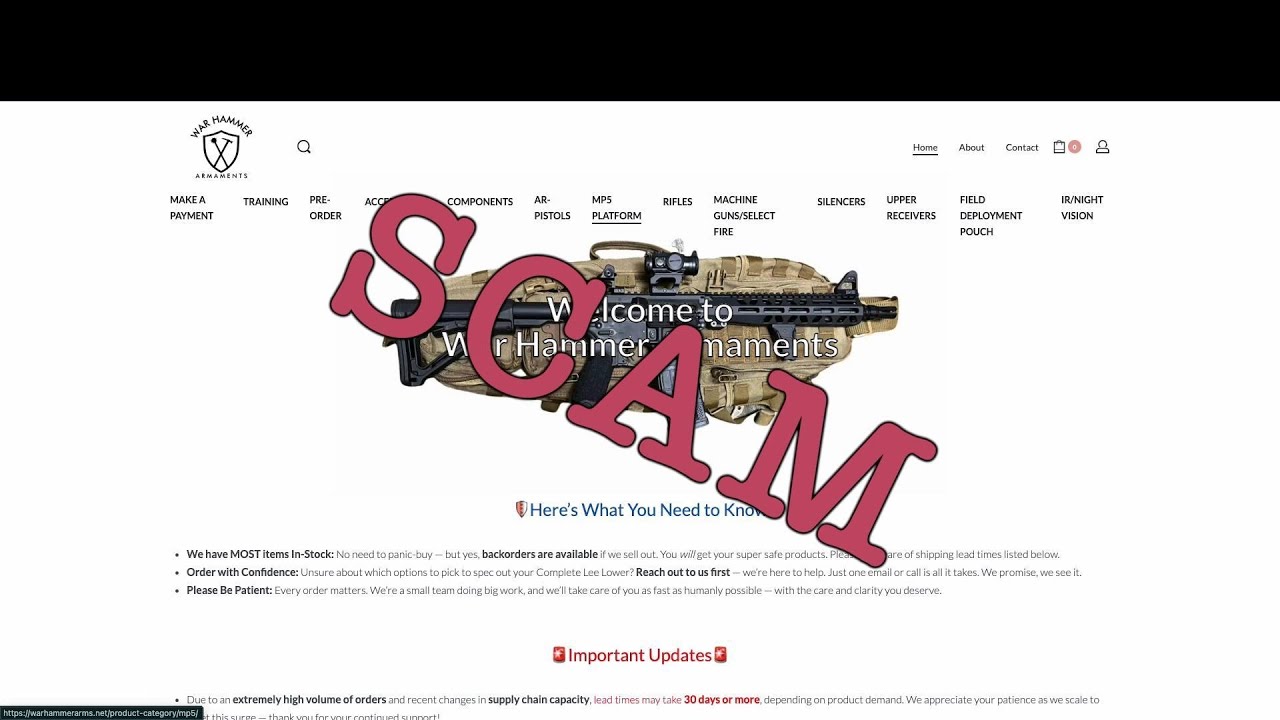 (Re-Upload) War Hammer Armaments MP5 Hammer Scam Update 