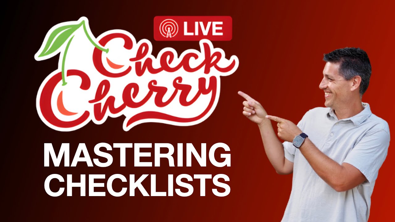 Mastering Checklists in Check Cherry: Keep Every Event on Track - YouTube