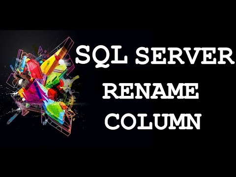ভিডিও: আমি কিভাবে SQL সার্ভারে পদ্ধতির নাম পরিবর্তন করতে পারি?