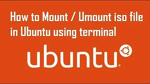 How to mount / umount an ISO file in Linux Ubuntu using terminal (100 % Working)