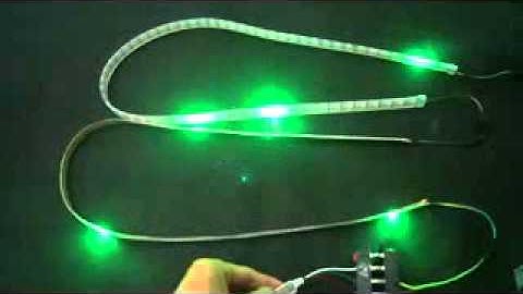 ws2812 64LED VS ws2812 144LEDs dream color LED