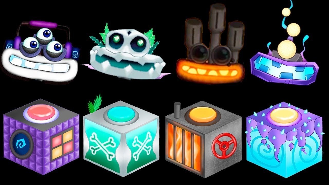 All Funmade Wubbox and Eggs - My Singing Monsters - Fanmade Eggs