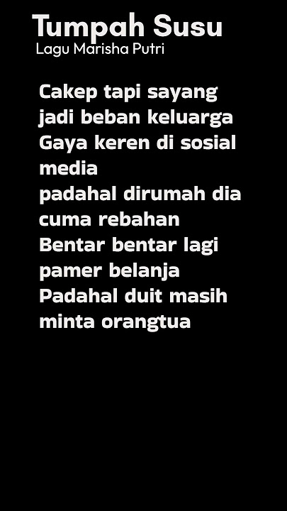 Download lagu lirik lagu tumpah susu#viral #lyrics #trending #songs #musica#like #share #top #popular