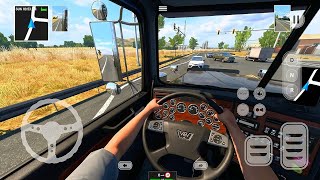 🚚Truck Simulator Pro US ✅Western Star 4900 🛣 Grain Delivery to MEDFORD|| ULTRA Graphics screenshot 5
