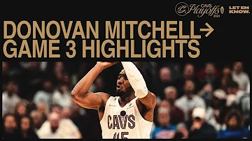 Donovan Mitchell | Game 3 Highlights, Cavs vs Celtics | 5.11.2024