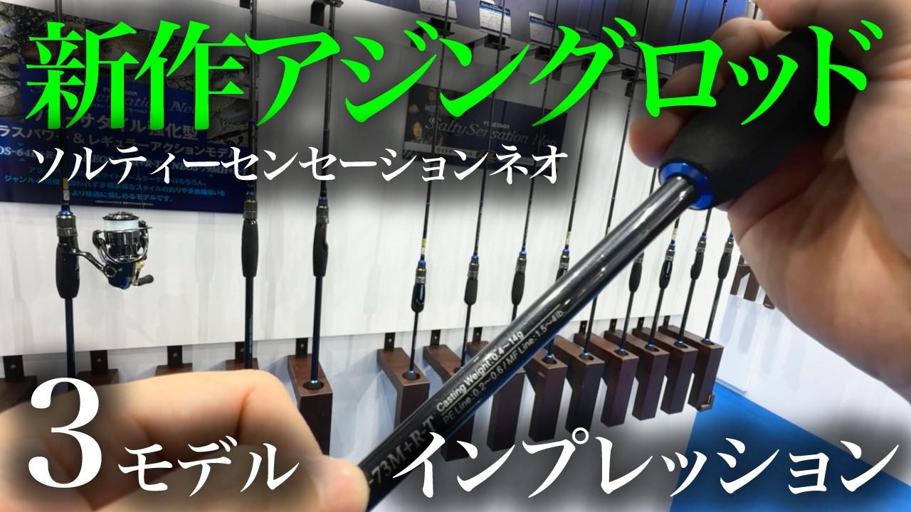 I really want these three new Salty Sensation Neo rods! NEOS-64L+