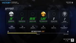 Overwatch - McCree Gameplay on Eichenwalde [Quick Play]
