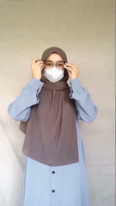 Tutorial pashmina kaca mata friendly