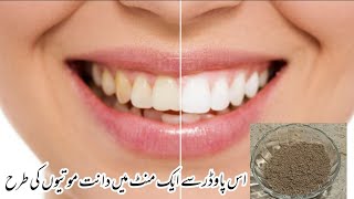 Tooth Whitening Powder | Home Remedies | Real Lahori Taste | Clear Results from 1st use