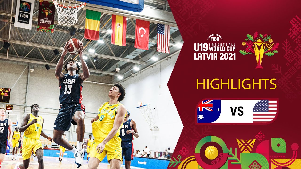 Australia - USA Full Highlights - FIBA U19 Basketball World Cup 2021