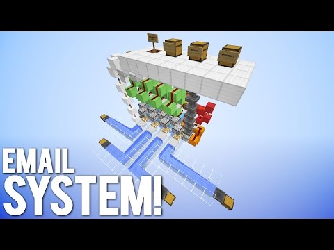 Functional Email System in Minecraft!