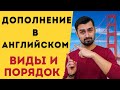 Дополнение в английском языке | виды дополнений в английском