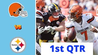 Pittsburgh Steelers vs Cleveland Browns Full Highlights 1st QTR | NFL Week 3, 2022