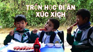 HHVC - (TẬP 16) DÁM TRỐN HỌC ĐI ĂN XÚC XÍC À