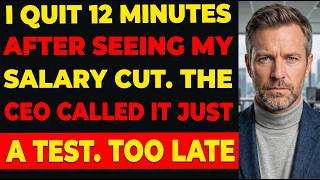 I Quit 12 Minutes After My Pay Was Cut—Then the CEO Admitted It Was “Just a Test”