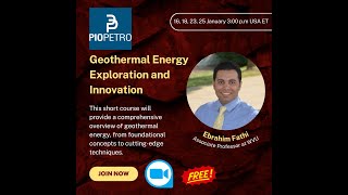 Geothermal Energy Exploration and Innovation. Lecture 01/04