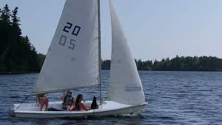 Camp Eagle Wing kids sailing