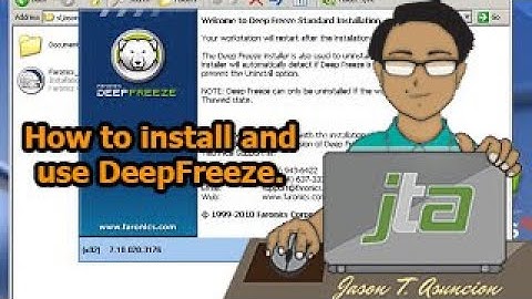 How to install and use DeepFreeze
