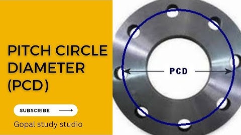 what is pitch circle diameter(PCD) & how to calculate PCD