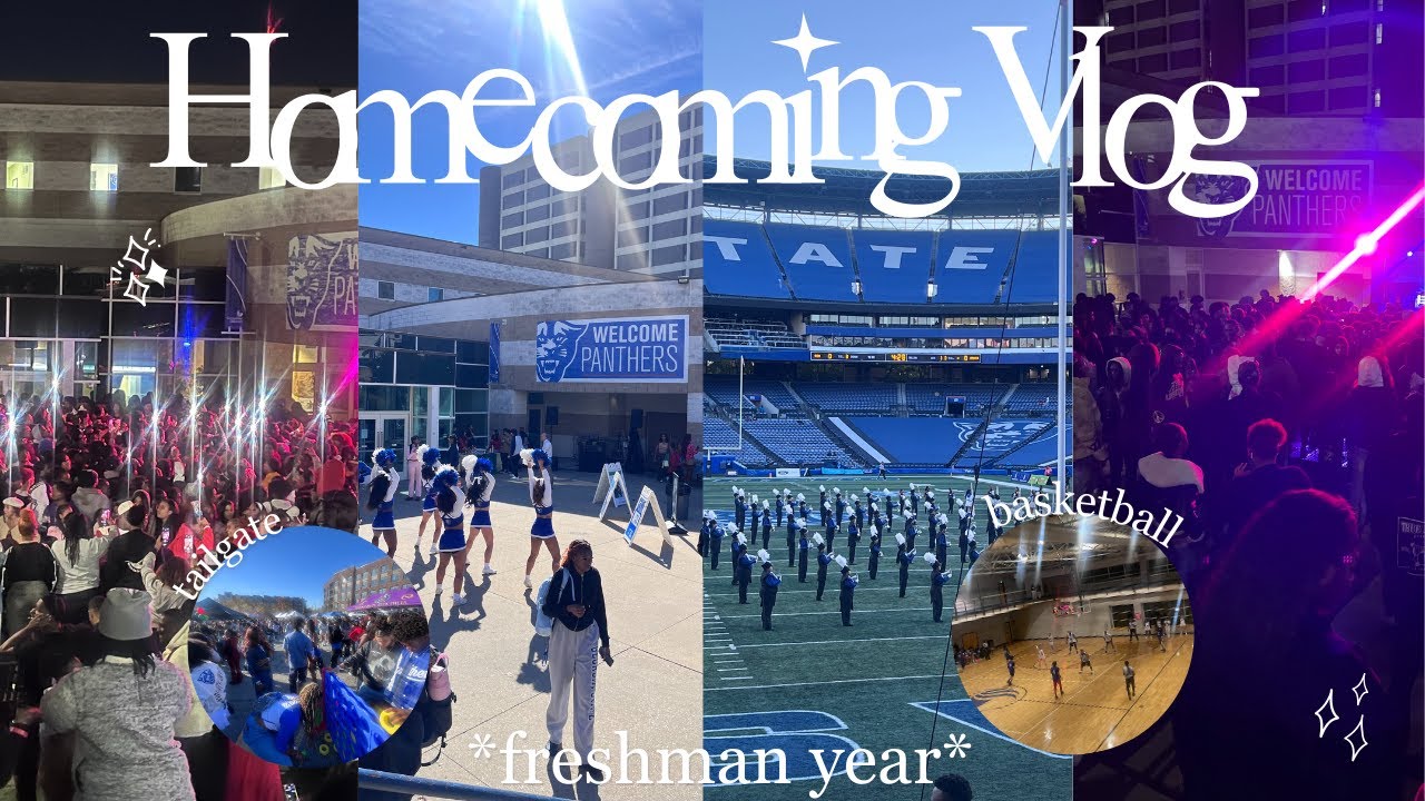 HOMECOMING VLOG ♡ my FIRST ever | FRESHMAN YEAR @ georgia state university
