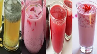 Summer Special Drinks | Muhabbat ka Sharbat | Sabudana Drink | Gurr Sharbat | Alo Bukhara Sharbat