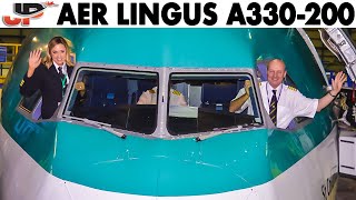 AER LINGUS Airbus A330 TOGA Max Power Takeoff from Dublin